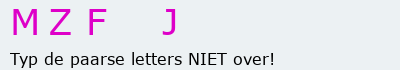 Bevestigingscode
