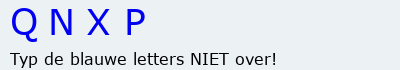 Bevestigingscode