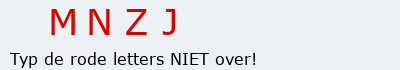 Bevestigingscode