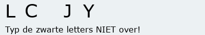 Bevestigingscode