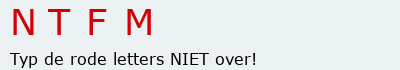 Bevestigingscode