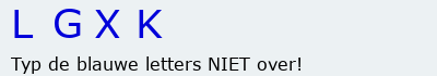 Bevestigingscode