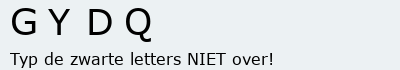 Bevestigingscode