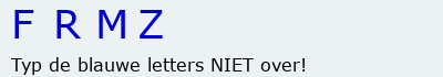 Bevestigingscode