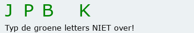 Bevestigingscode