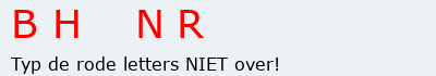 Bevestigingscode
