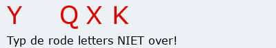 Bevestigingscode