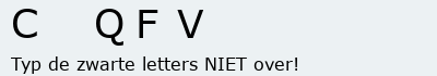 Bevestigingscode