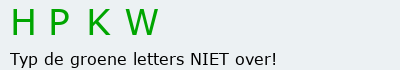 Bevestigingscode
