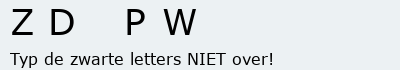 Bevestigingscode