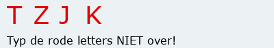 Bevestigingscode