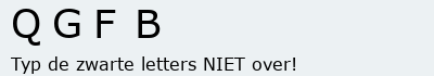 Bevestigingscode