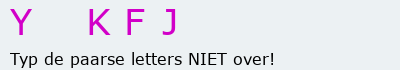 Bevestigingscode
