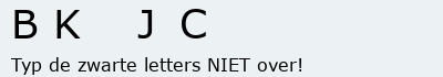 Bevestigingscode