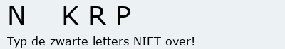 Bevestigingscode