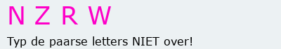 Bevestigingscode