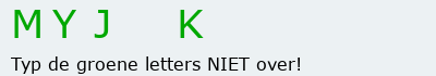 Bevestigingscode