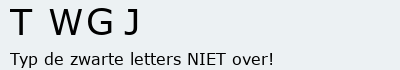 Bevestigingscode