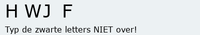 Bevestigingscode