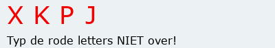 Bevestigingscode