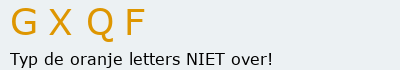 Bevestigingscode