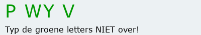 Bevestigingscode