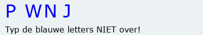 Bevestigingscode