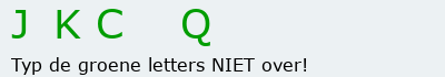 Bevestigingscode