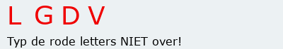 Bevestigingscode