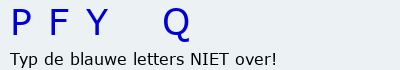 Bevestigingscode