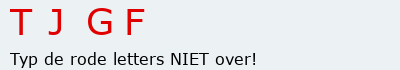 Bevestigingscode