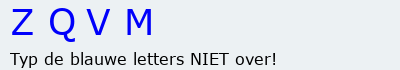 Bevestigingscode
