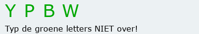 Bevestigingscode