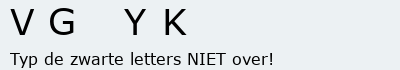 Bevestigingscode