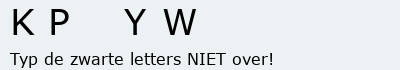 Bevestigingscode