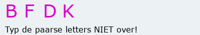 Bevestigingscode