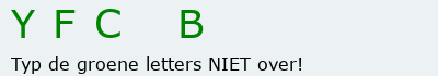 Bevestigingscode