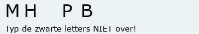 Bevestigingscode