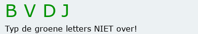 Bevestigingscode