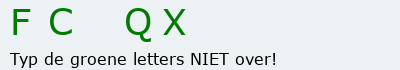 Bevestigingscode