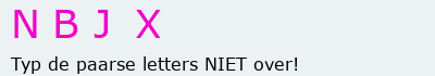 Bevestigingscode