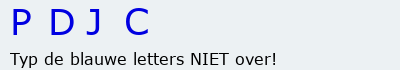 Bevestigingscode