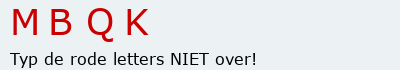 Bevestigingscode