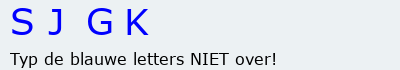 Bevestigingscode