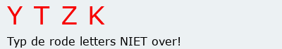 Bevestigingscode