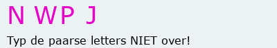 Bevestigingscode
