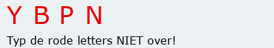 Bevestigingscode