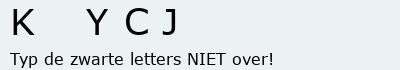 Bevestigingscode