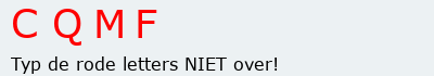 Bevestigingscode