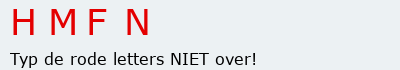 Bevestigingscode